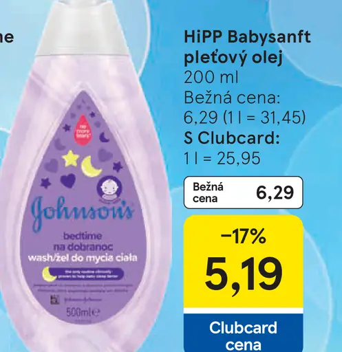 Johnson's Bedtime umývací gél