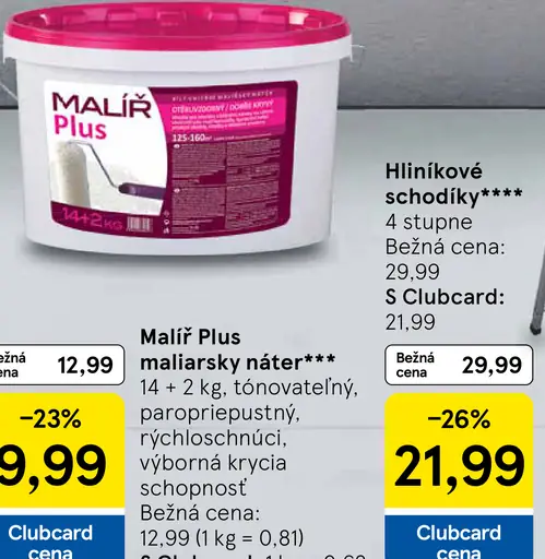 Maliř Plus maliarsky náter tónovateľný paropriepustný