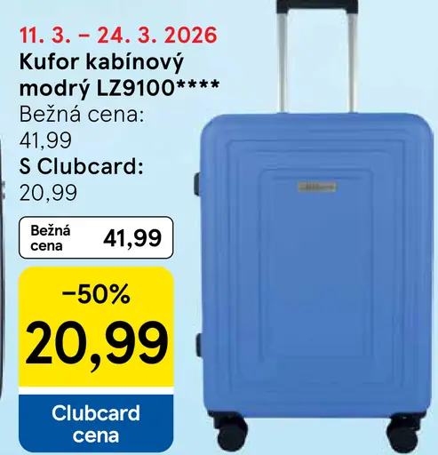 Kufor kabínový modrý LZ9100
