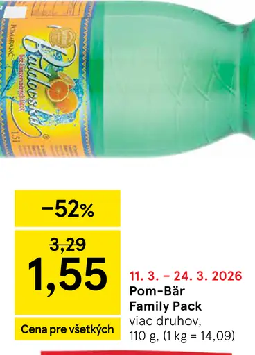 Pom-Bär Family Pack slané snacky viac druhov