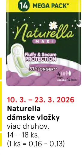 Naturella dámske vložky