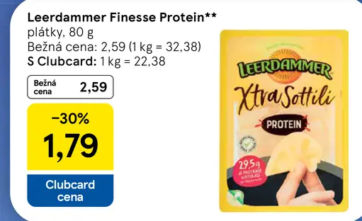 Leerdammer Finesse Protein plátky syr