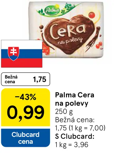 Palma Cera na polevy