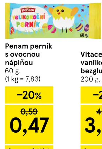 Penam perník s ovocnou náplňou