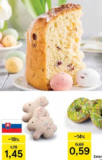 Zelený donut s vajíčkami
