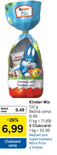 Kinder Mix čokoládový mix
