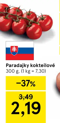Paradajky kokteilové