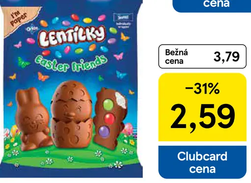 Orion Lentilky veselí veľkonoční kamaráti