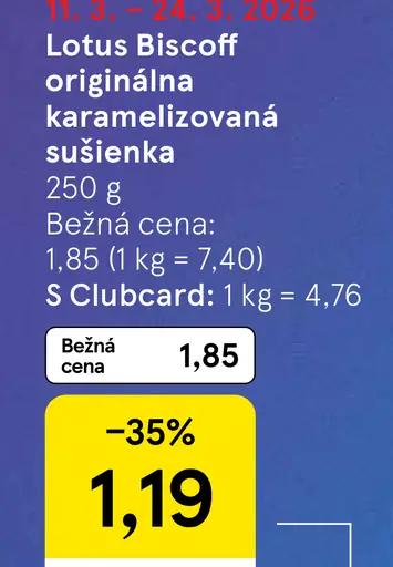 Lotus Biscoff Originálna karamelizovaná sušienka