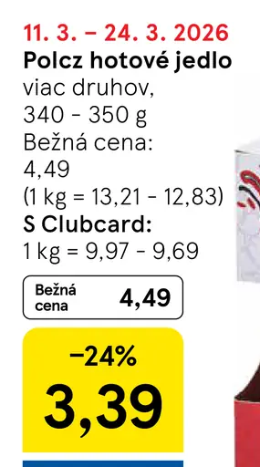 Polcz hotové jedlo chilli sin carne s cícerom