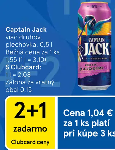 Captain Jack plechovka