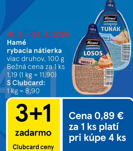 Hamé rybacia nátierka