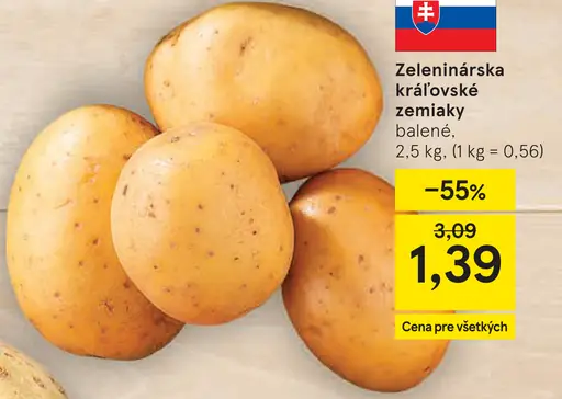 Zeleninárska kráľovské zemiaky