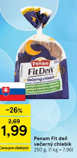 Penam Fit Deň Večerný chlebík