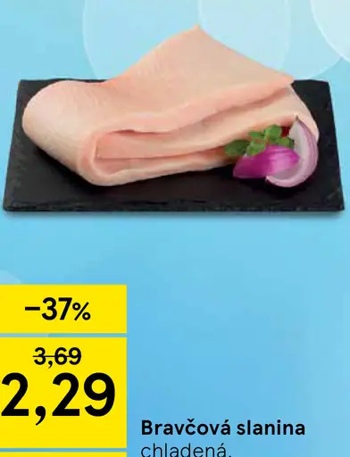 Bravčová slanina chladená