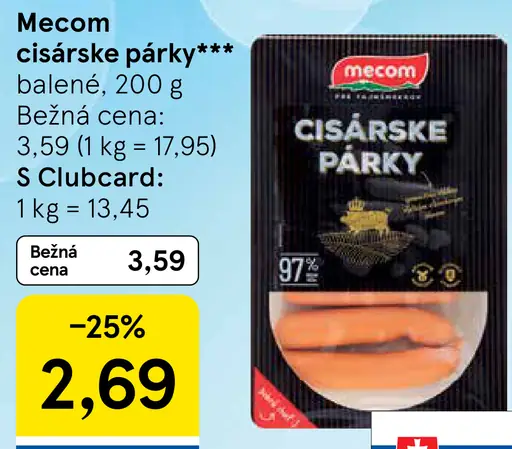 Mecom Cisárske párky