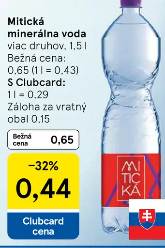 Mitická minerálna voda