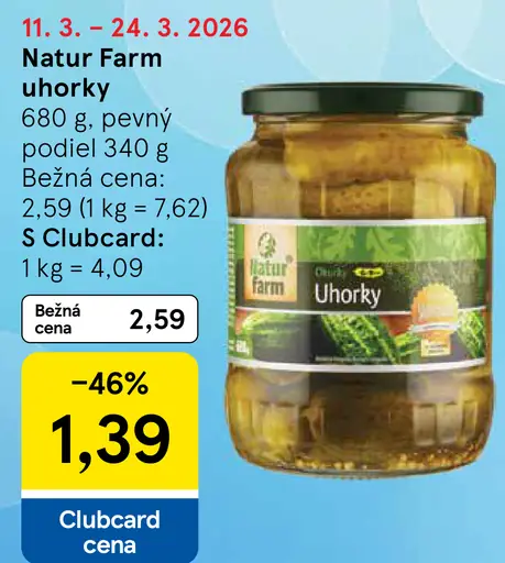 Natur Farm uhorky pevný podiel