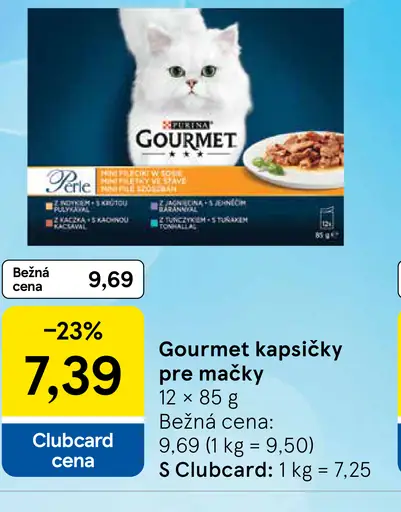 Gourmet kapsičky pre mačky