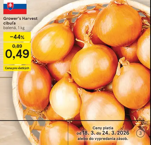 Grower's Harvest cibuľa