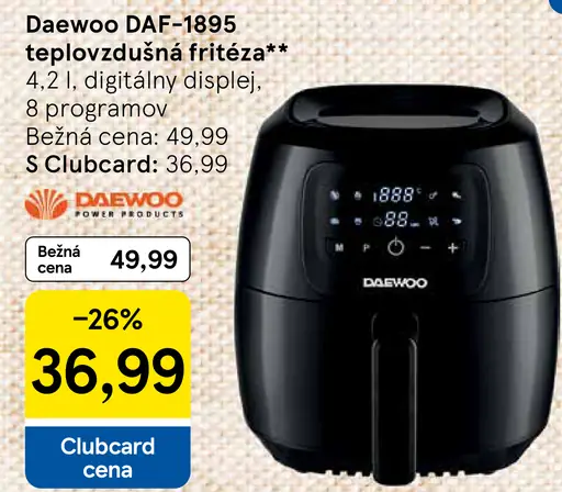 Daewoo DAF-1895 teplovzdušná fritéza