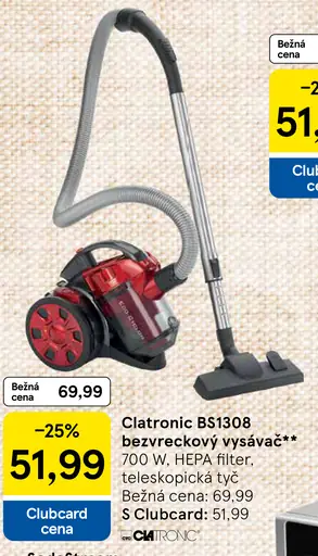 Clatronic BS 1308 bezvreckový vysávač