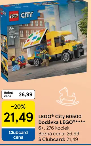 LEGO City 60500 Dodávka LEGO, stavebnica 6+, 276 kociek