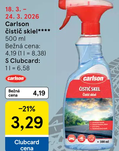 Carlson čistič skiel