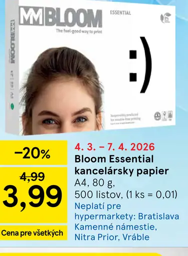 Bloom Essential kancelársky papier