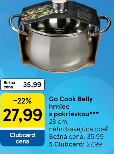 Go Cook Belly hrniec s pokrievkou