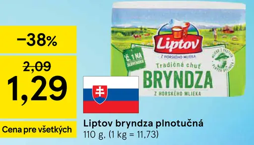 Liptov Bryndza Plnotučná