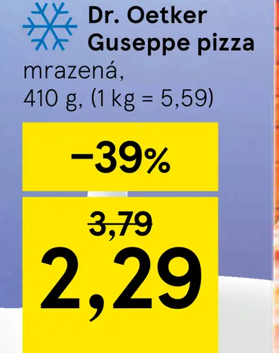 Dr. Oetker Giuseppe pizza Ham mrazená pizza