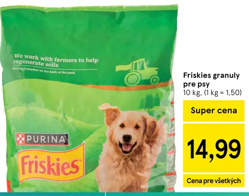 Friskies granuly pre psy