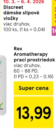 Rex Aromatherapy prací prostriedok
