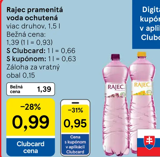 Rajec Pramenitá voda sýtená