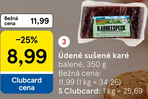 Údené sušené karé