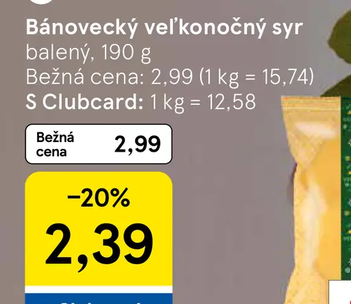 Bánovecký veľkonočný syr