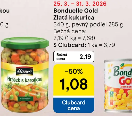 Bonduelle Gold Zlatá kukurica