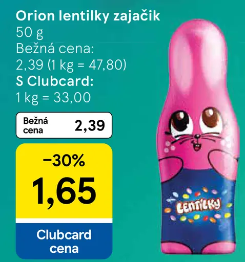 Orion lentilky zajačik