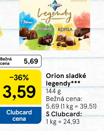 Orion sladké legendy bonboniéra