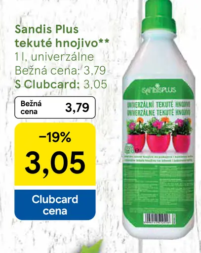 Sandis Plus tekuté hnojivo univerzálne