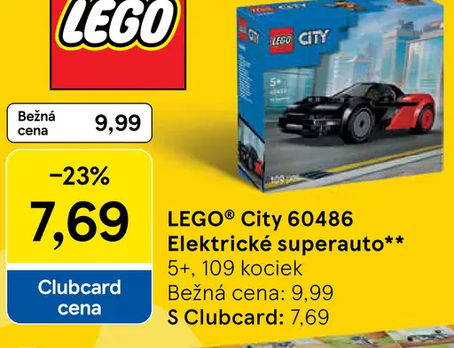 LEGO City Elektrické superauto