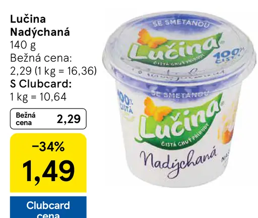 Lučina Nadýchaná smotanová nátierka