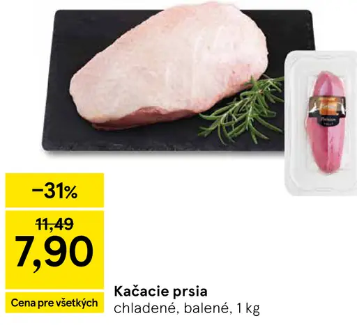 Kačacie prsia chladené, balené
