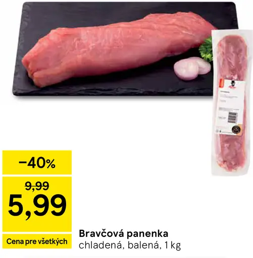 Bravčová panenka chladená, balená