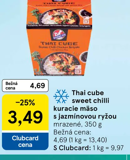 Thai cube sweet chilli kuracie mäso s jazmínovou ryžou