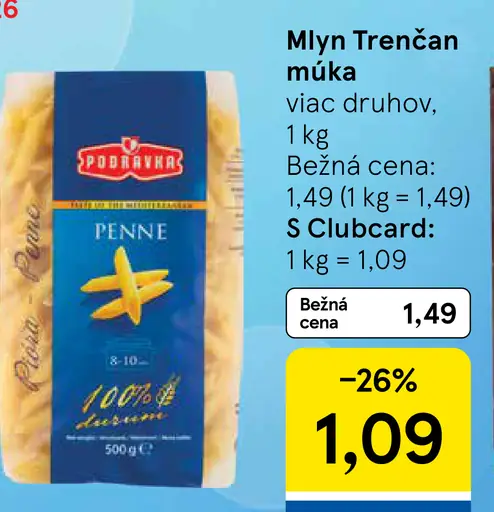 Mlyn Trenčan múka viac druhov