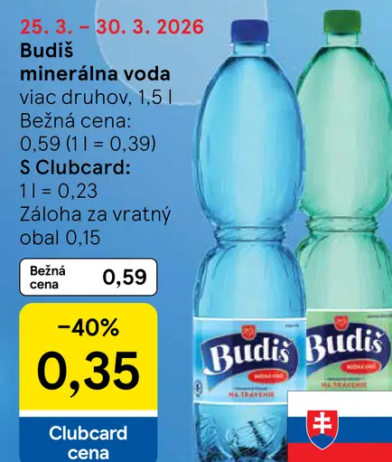 Budiš minerálna voda