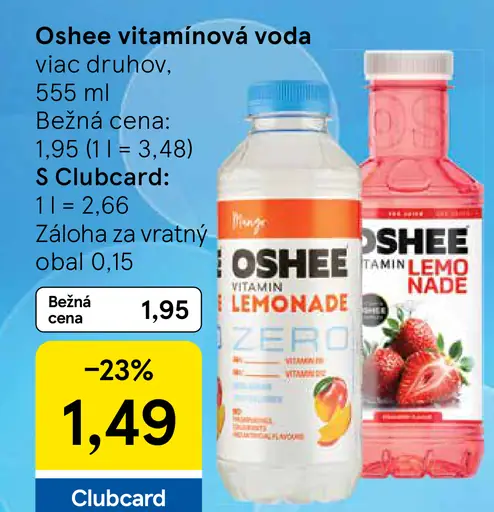 Oshee vitaminová voda