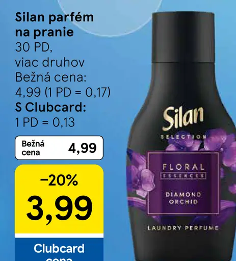 Silan parfum na pranie, viac druhov